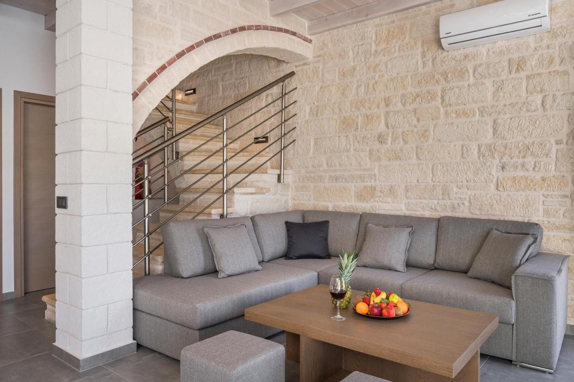 Sun Flower Villas With Sea View Agia Marina  Bagian luar foto