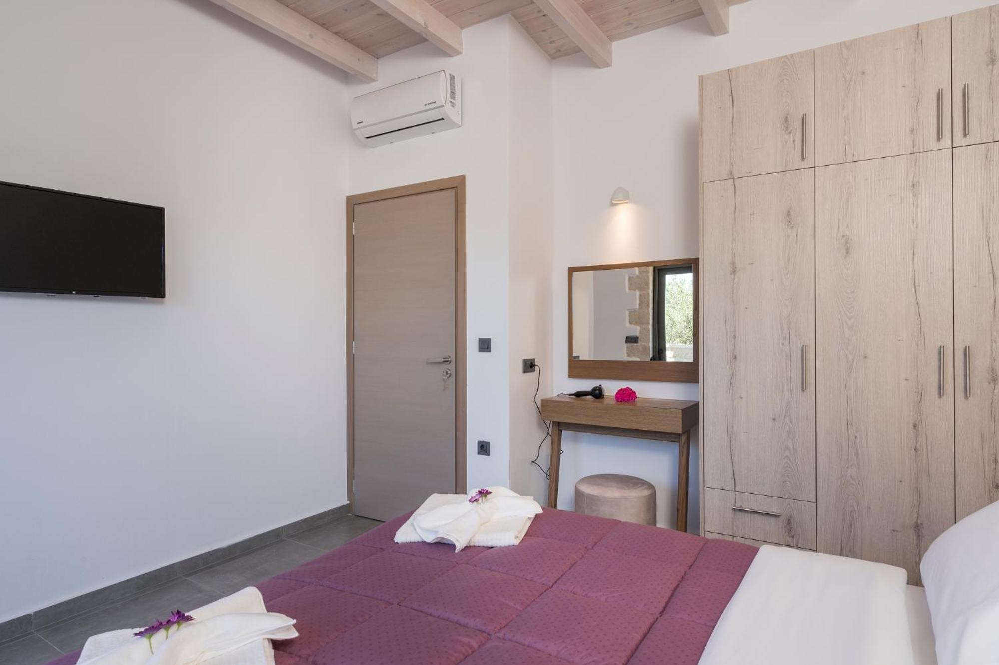 Sun Flower Villas With Sea View Agia Marina  Bagian luar foto